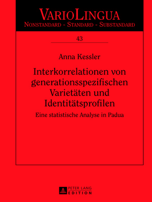 cover image of Interkorrelationen von generationsspezifischen Varietaeten und Identitaetsprofilen